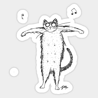 Cats Just Wanna Dance Sticker